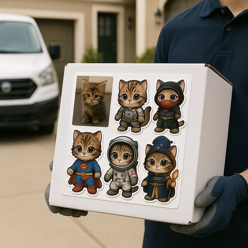 Physical Sticker Shipping